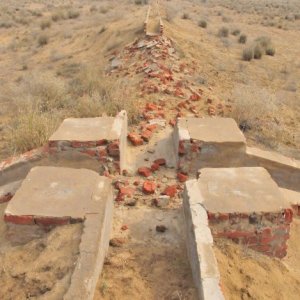 पश्चिमी राजस्थान में इंदिरा गांधी नहर का एक टुकड़ा